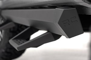 Chevrolet Silverado 2500 HD Step - Rough Country - SRL2 Adj Aluminum - Black - '20-'24